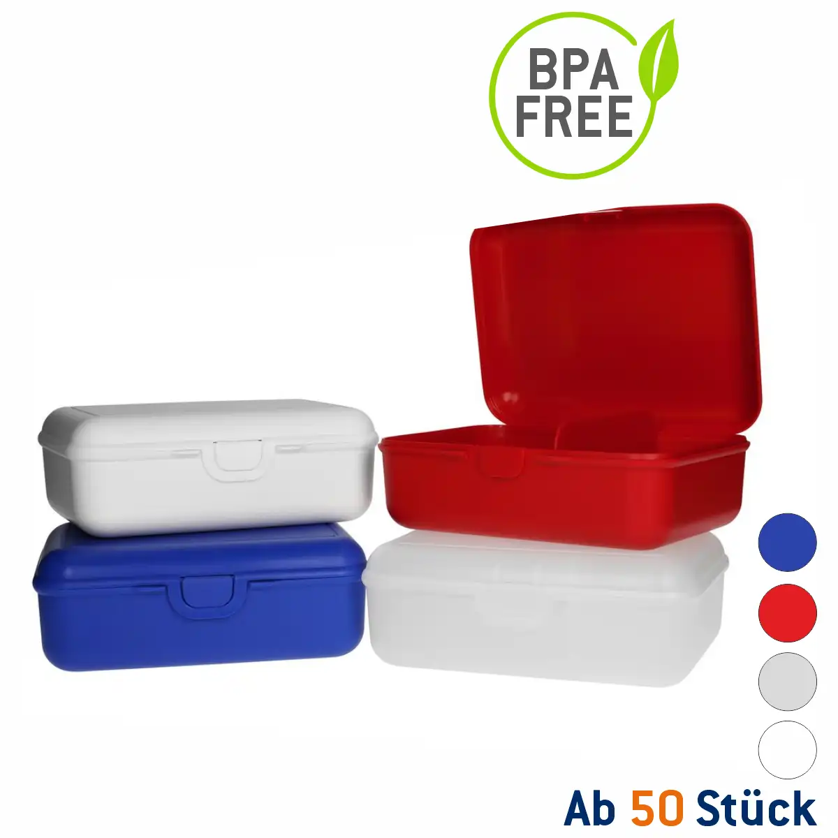 Brotdose Vero Farbe: Blau Druck: ohne Druck
